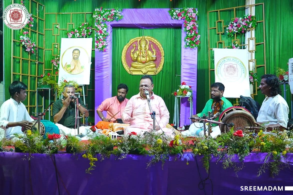 Carnatic Music Program at Sreemadam Sri Balapeedam (Sadguru Sri Sadasiva Brahmendral Aradhana Mahotsavam 2026) - Image 2
