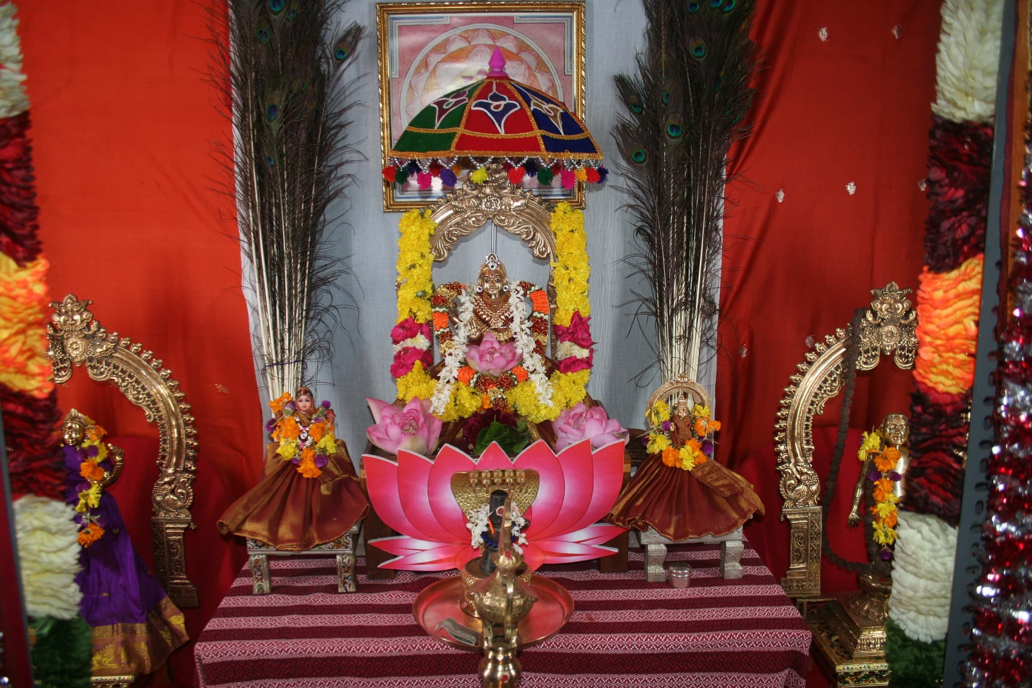 SreeMadam Sri Bala Peedam Derisanamcope Navarathri Maha Utsav Navarathri Golu (Arrangement of Sacred Idols) In Conjunction with Navarathri Maha Utsav at SreeMadam Sri Bala Peedam Derisanamcope - Image 2