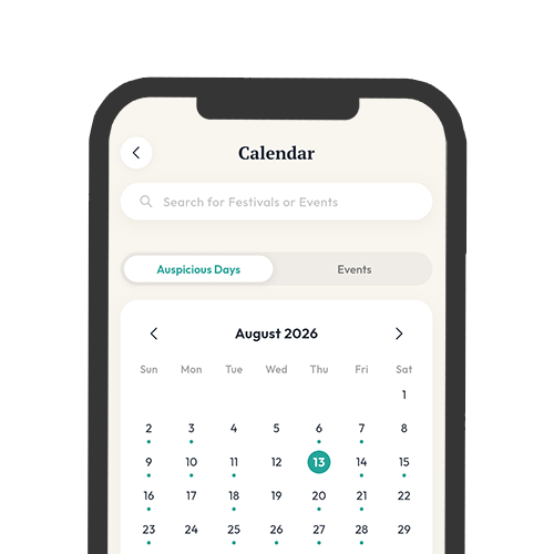 Events & Auspicious Calendar